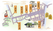 城崎温泉マップ